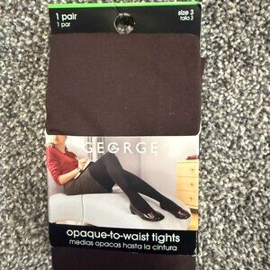 George opaque tights - size 3 - nwt